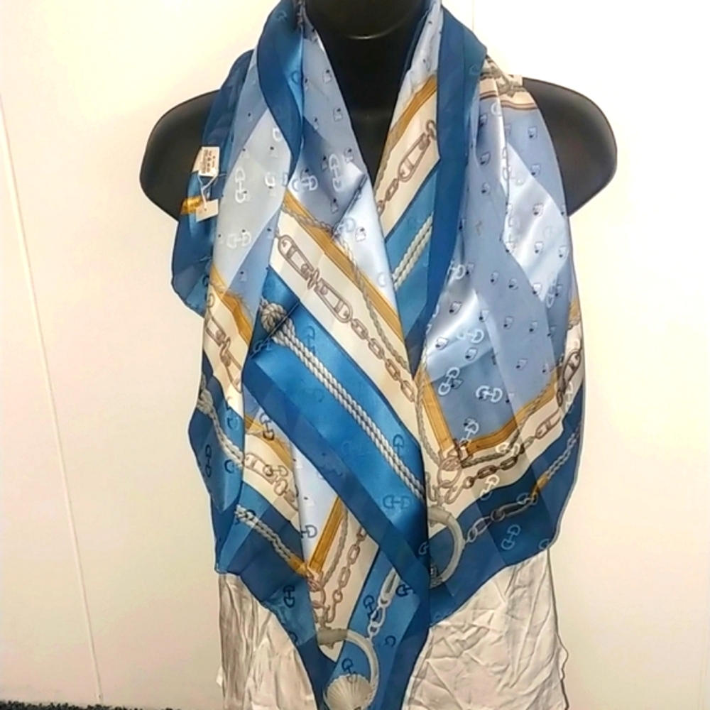 Lancel Paris Silk Scarf